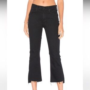 Mother Insider Crop Step Fray